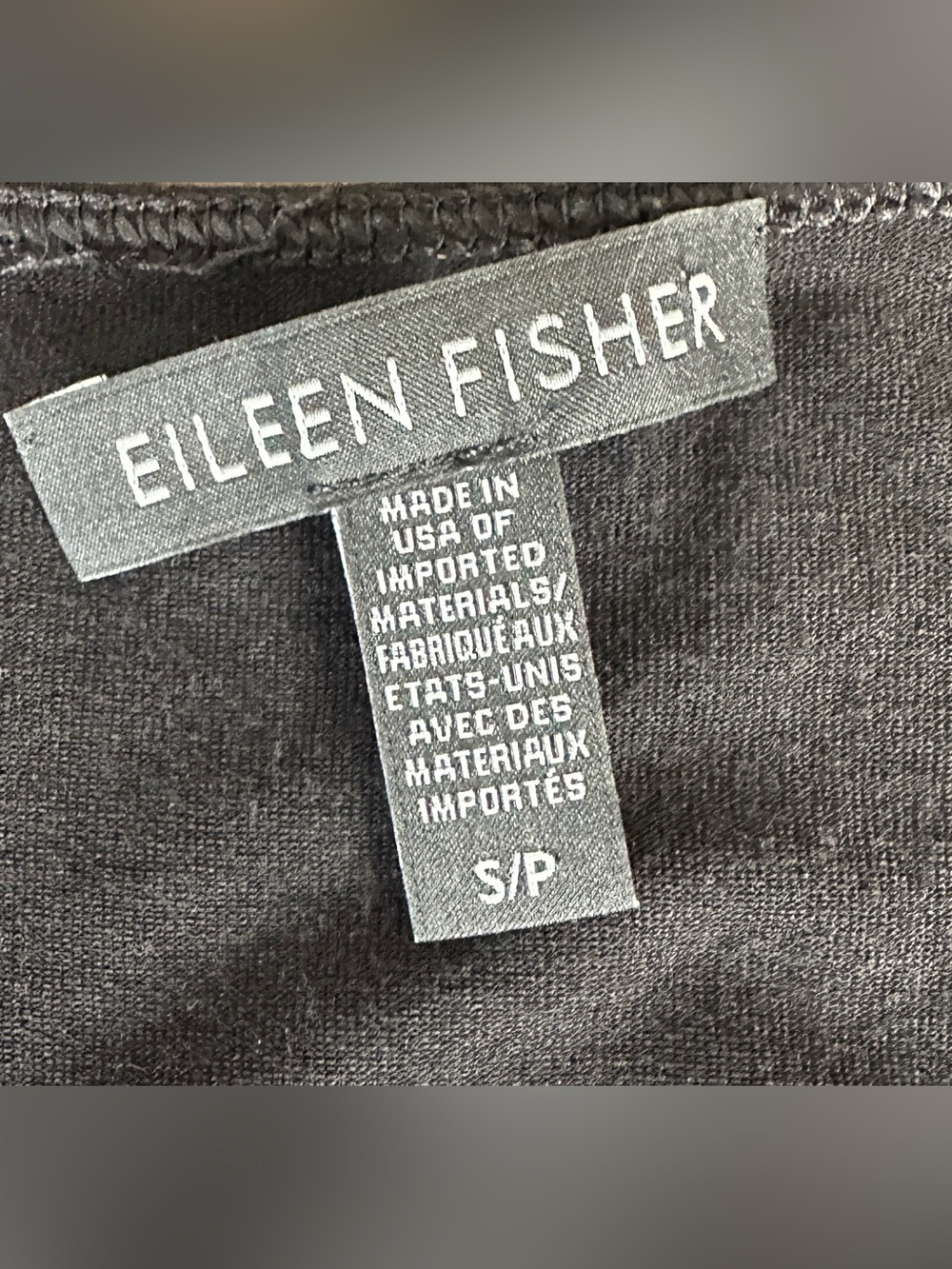 Eileen‎ Fisher Black Sleeveless Maxi Tank Dress, Size Small - Picture 4 of 6